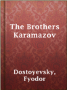 Cover image for The Brothers Karamazov